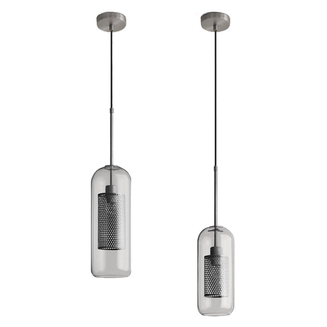 Lustra Pendant Lamp Chiswick Glass for Living Room - Letslighting