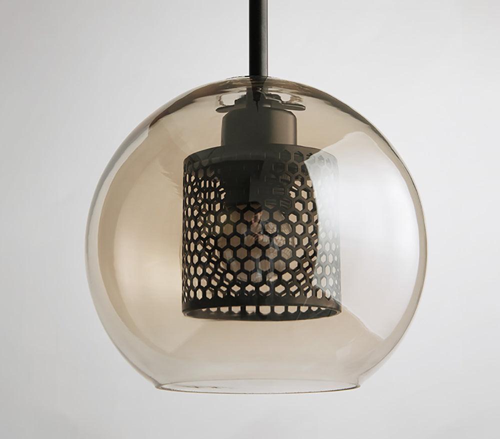 Lustra Pendant Lamp Chiswick Glass for Living Room - Letslighting