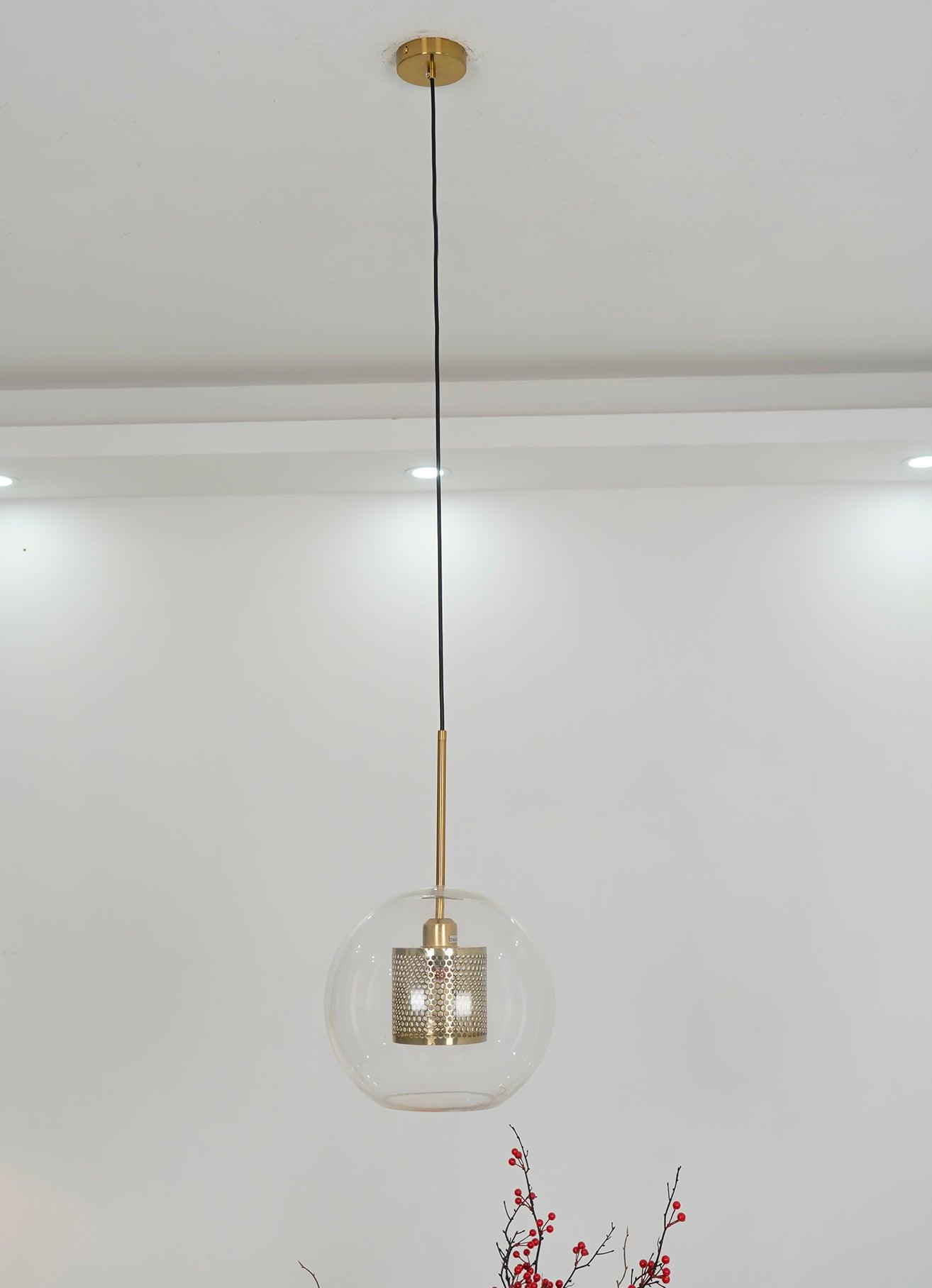 Lustra Pendant Lamp Chiswick Glass for Living Room - Letslighting