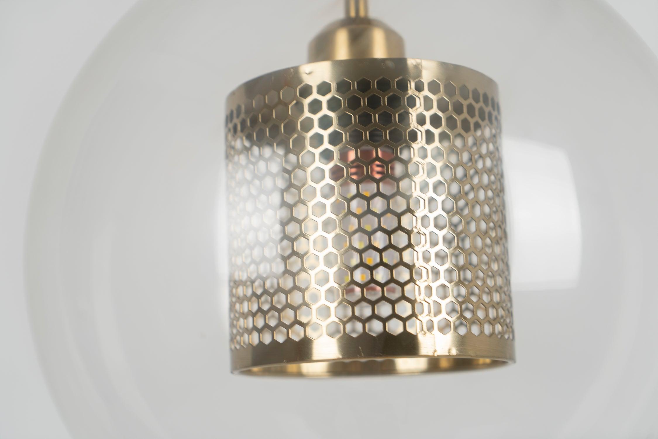 Lustra Pendant Lamp Chiswick Glass for Living Room - Letslighting