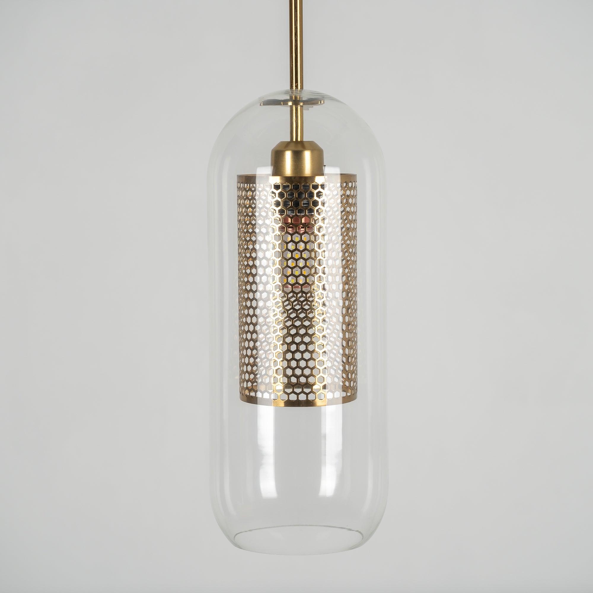 Lustra Pendant Lamp Chiswick Glass for Living Room - Letslighting