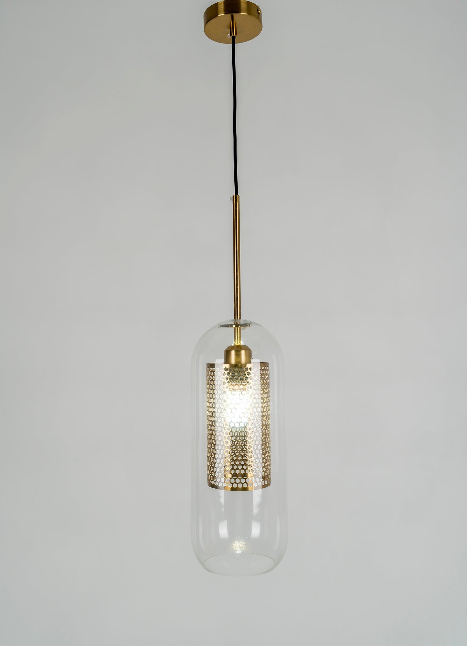 Lustra Pendant Lamp Chiswick Glass for Living Room - Letslighting
