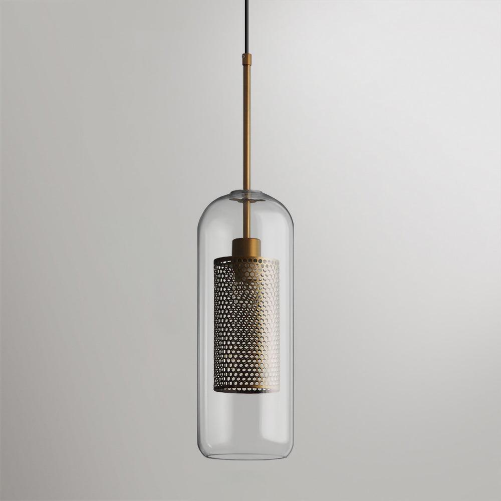 Lustra Pendant Lamp Chiswick Glass for Living Room - Letslighting