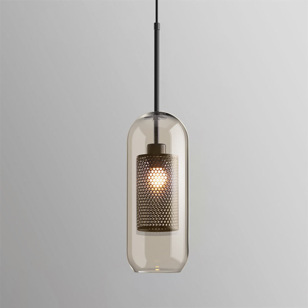 Lustra Pendant Lamp Chiswick Glass for Living Room - Letslighting
