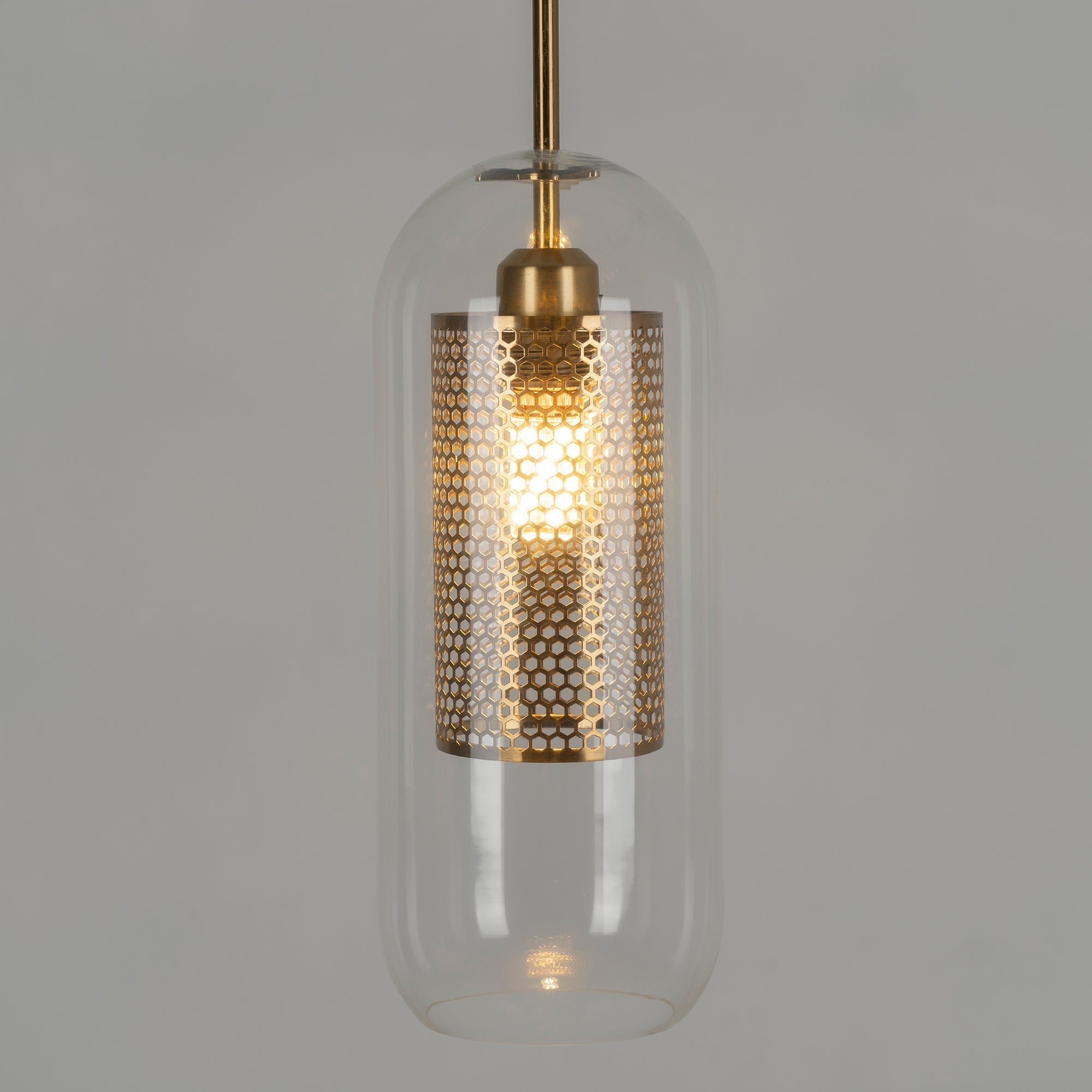 Lustra Pendant Lamp Chiswick Glass for Living Room - Letslighting