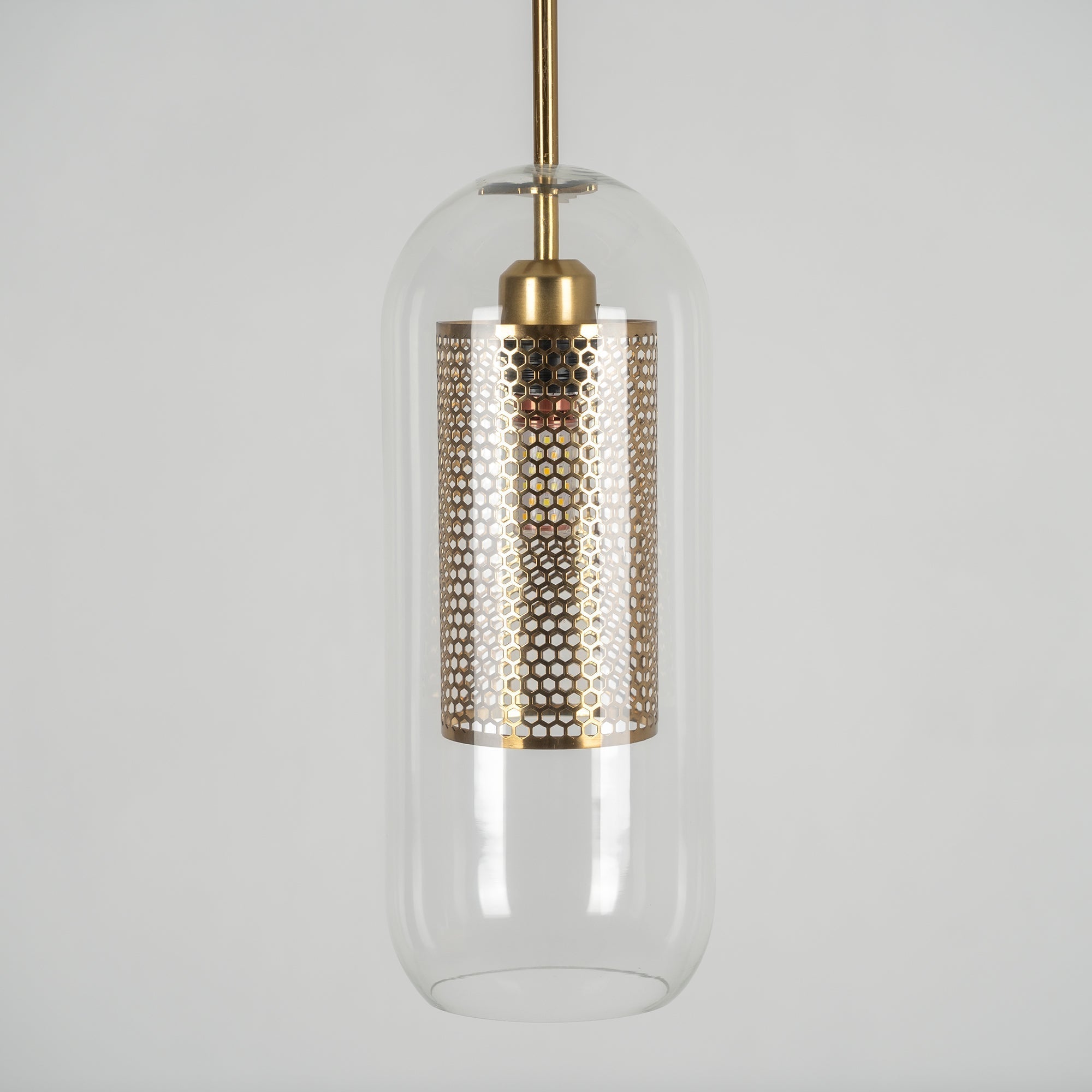 Lustra Pendant Lamp Chiswick Glass for Living Room - Letslighting