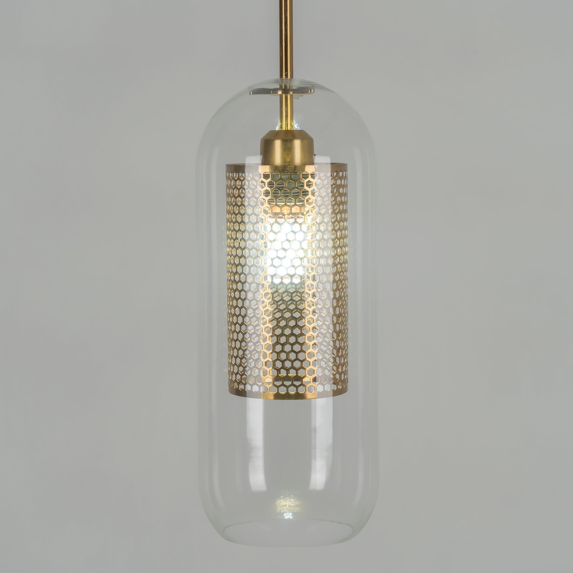 Lustra Pendant Lamp Chiswick Glass for Living Room - Letslighting