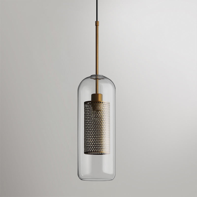 Lustra Pendant Lamp Chiswick Glass for Living Room - Letslighting