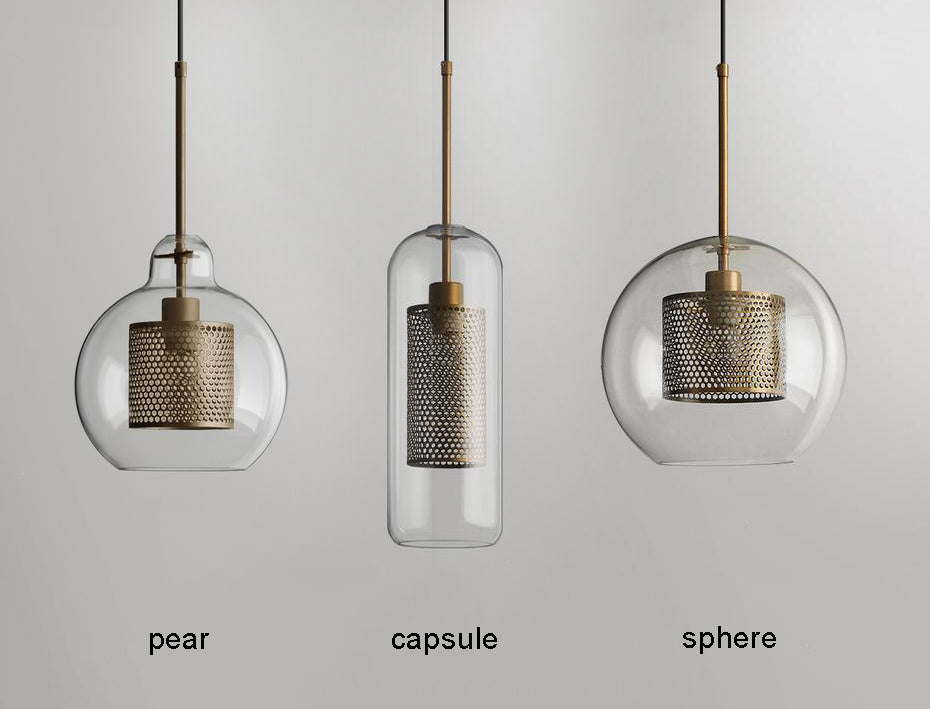 Lustra Pendant Lamp Chiswick Glass for Living Room - Letslighting