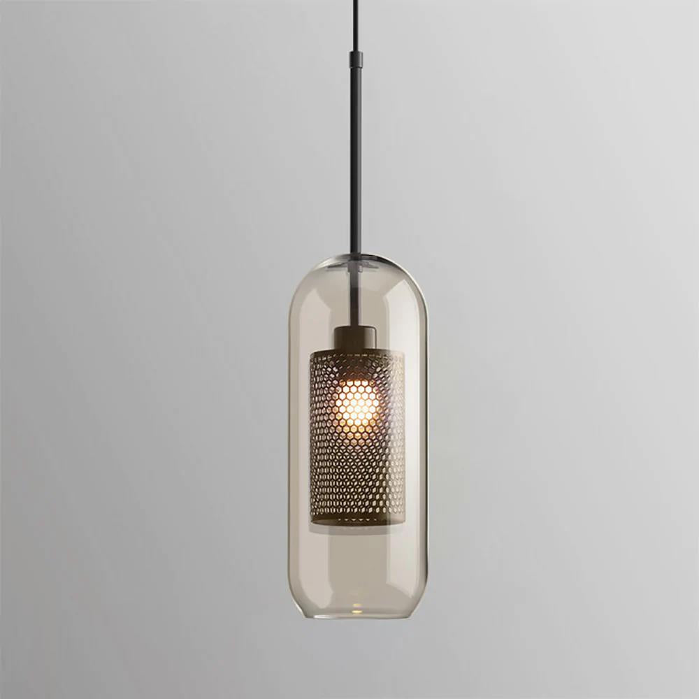 Lustra Pendant Lamp Chiswick Glass for Living Room - Letslighting