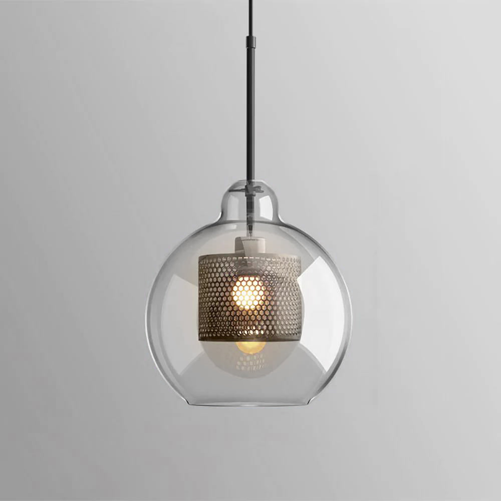 Lustra Pendant Lamp Chiswick Glass for Living Room - Letslighting