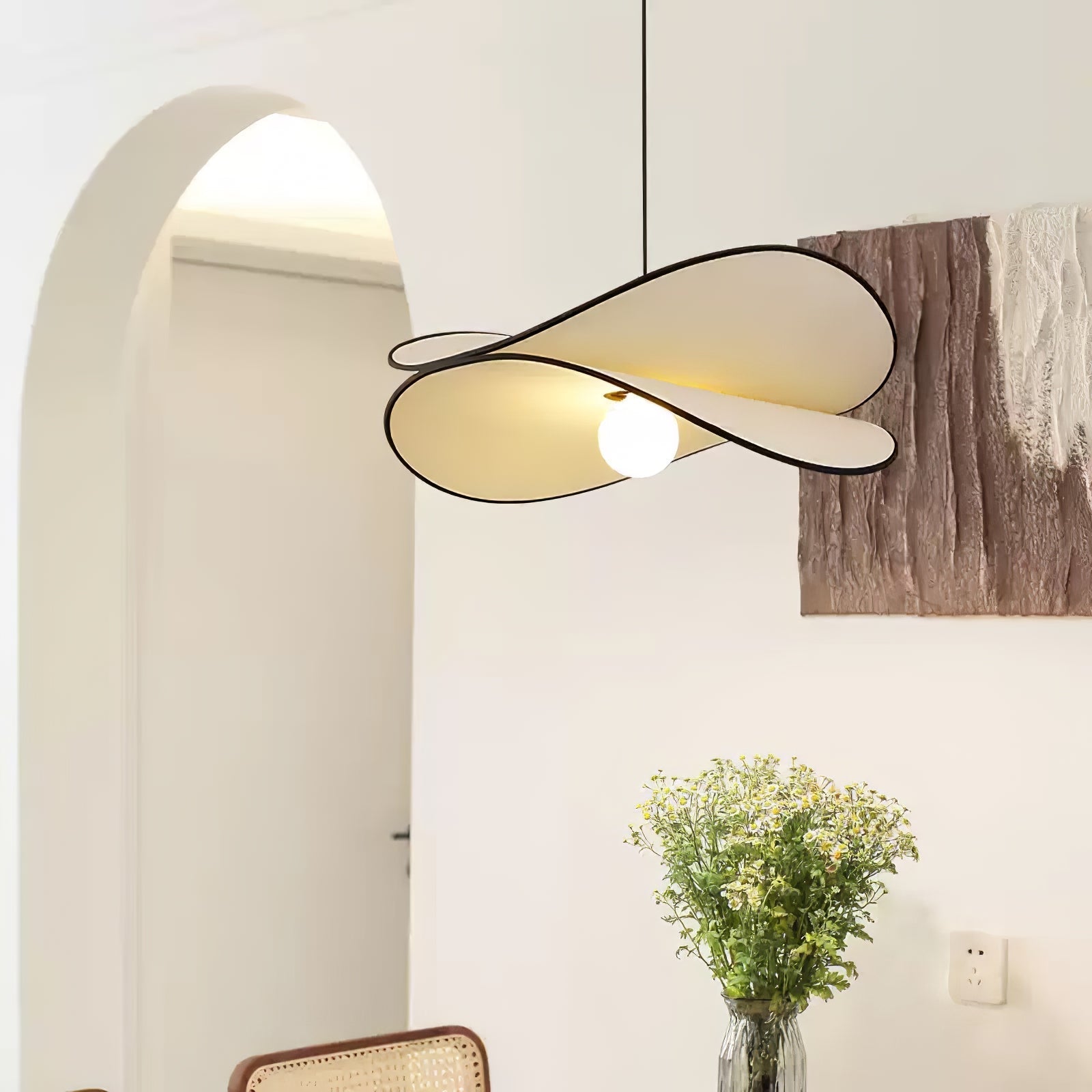 Lioran Fabric Artistic Pendant Lamp - Letslighting