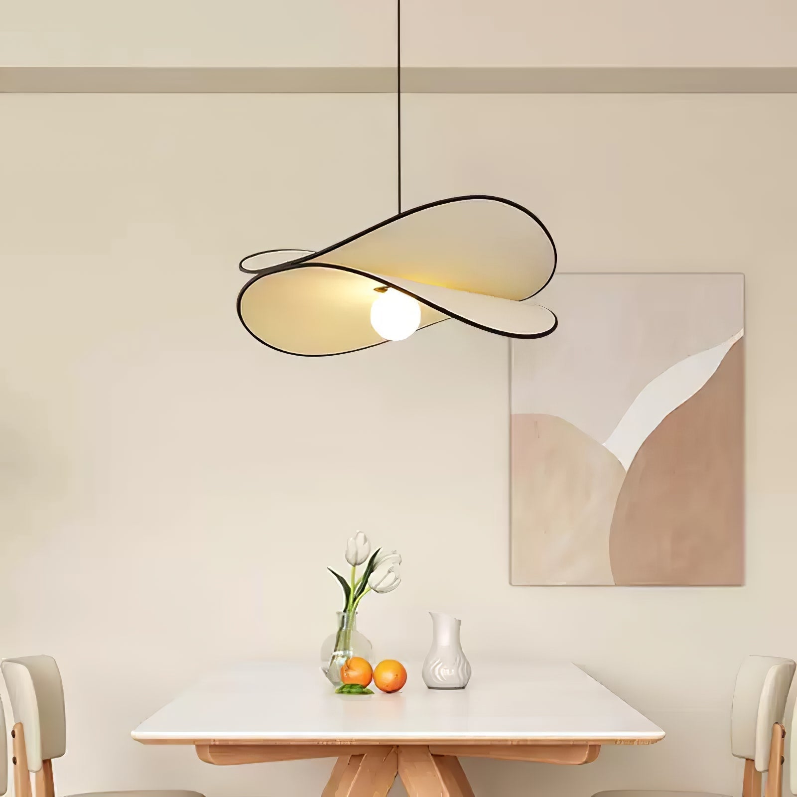 Lioran Fabric Artistic Pendant Lamp - Letslighting