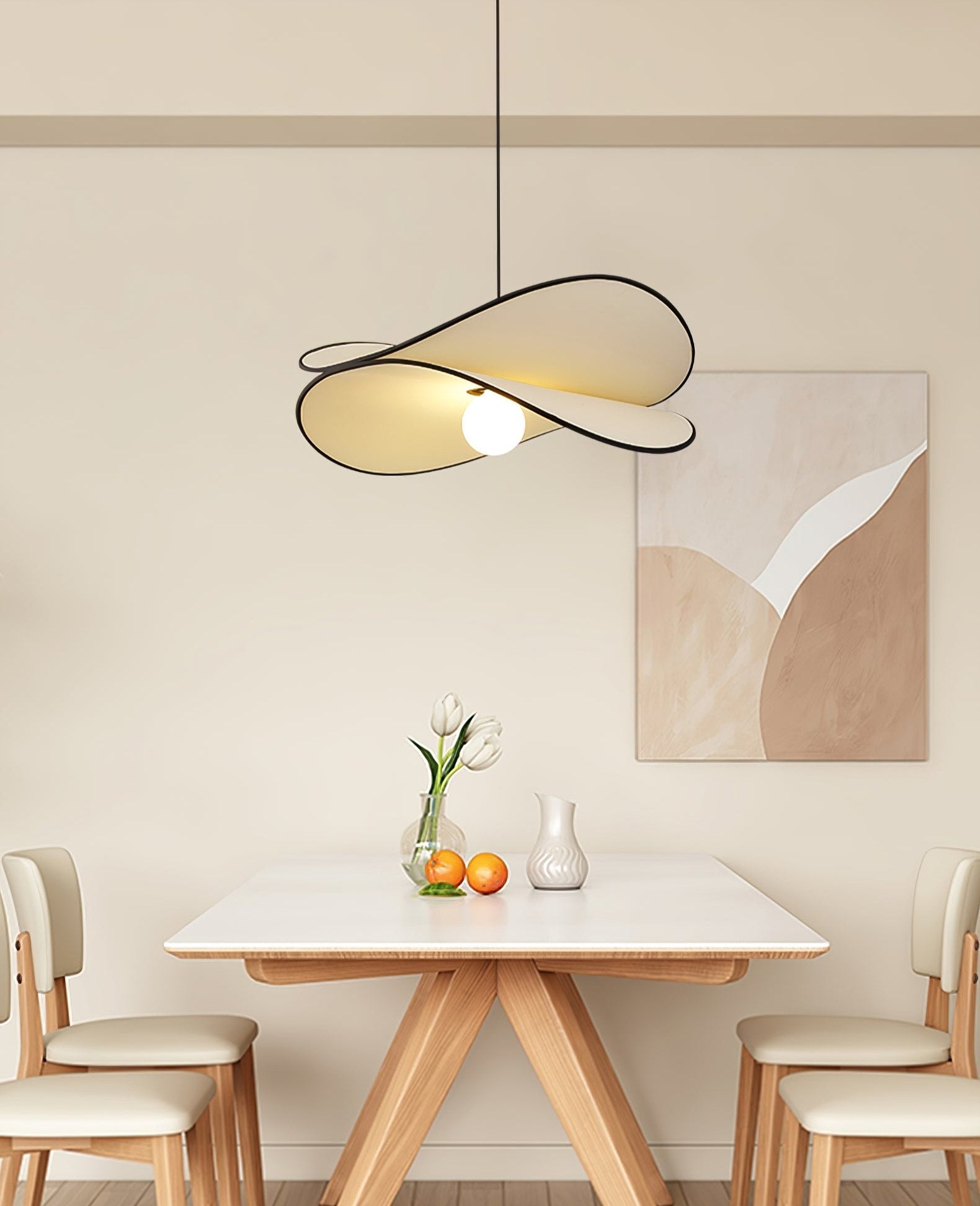 Lioran Fabric Artistic Pendant Lamp - Letslighting
