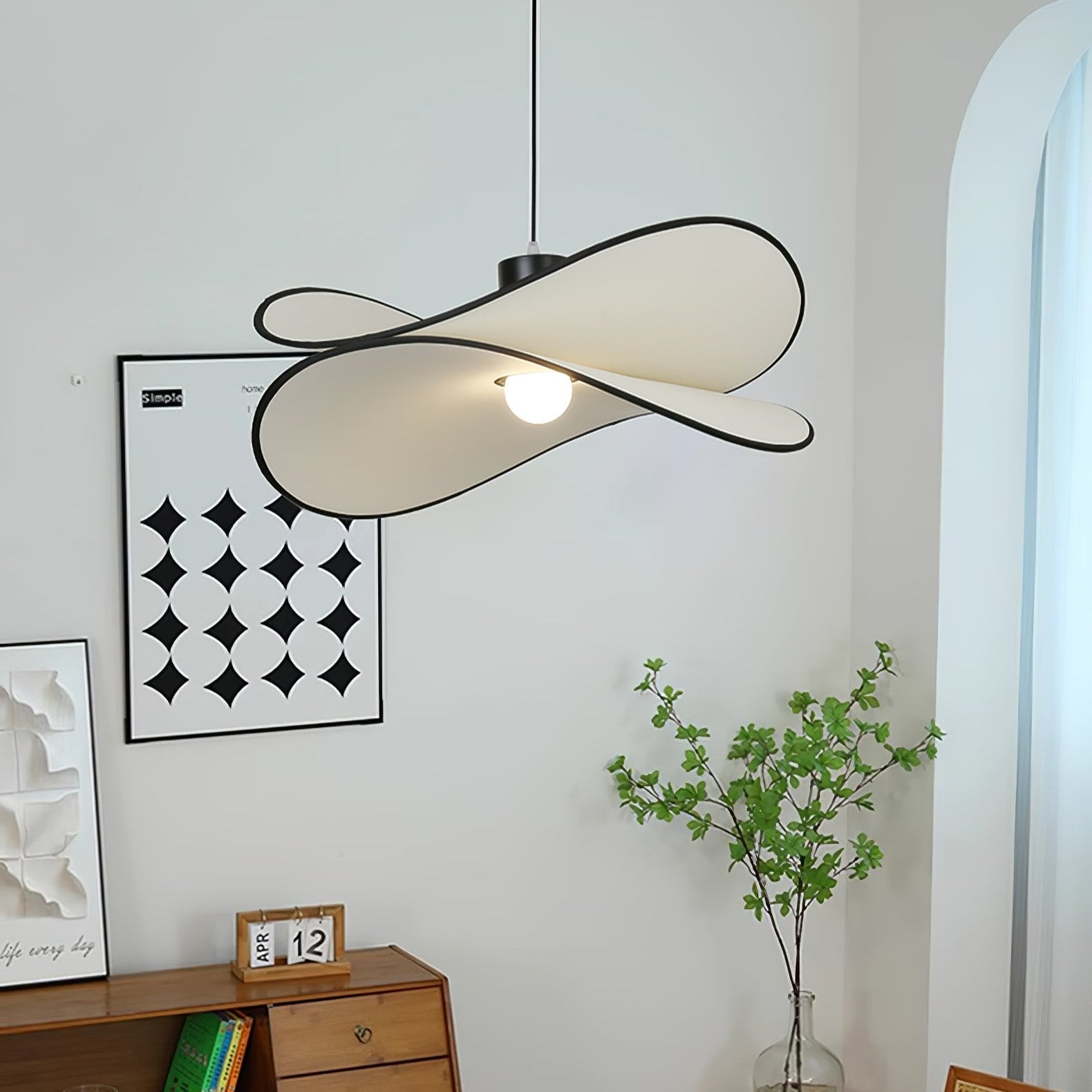 Lioran Fabric Artistic Pendant Lamp - Letslighting