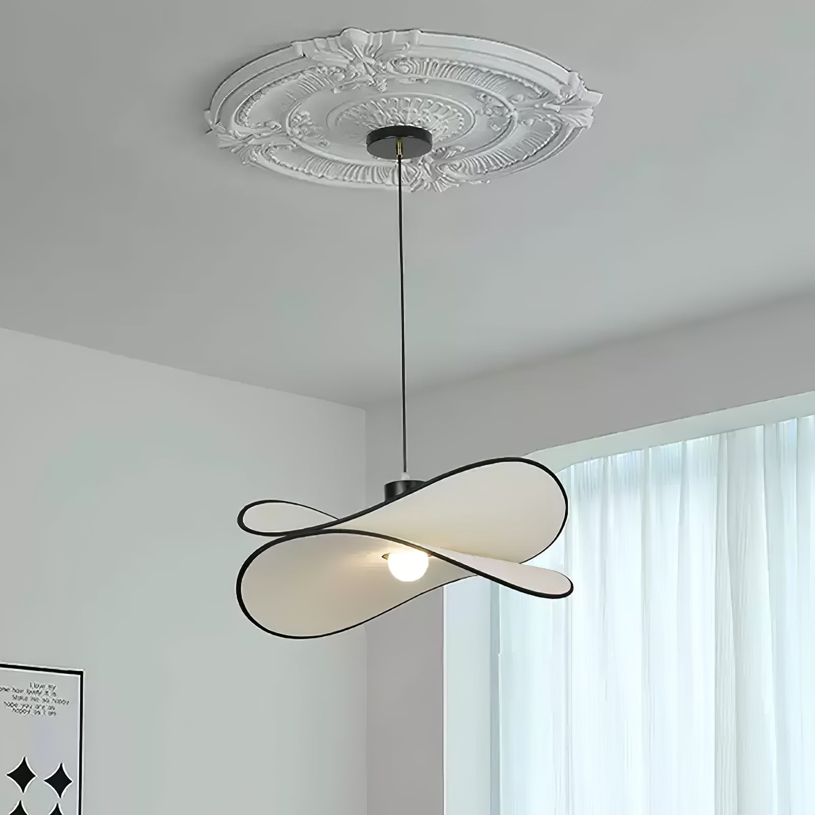 Lioran Fabric Artistic Pendant Lamp - Letslighting