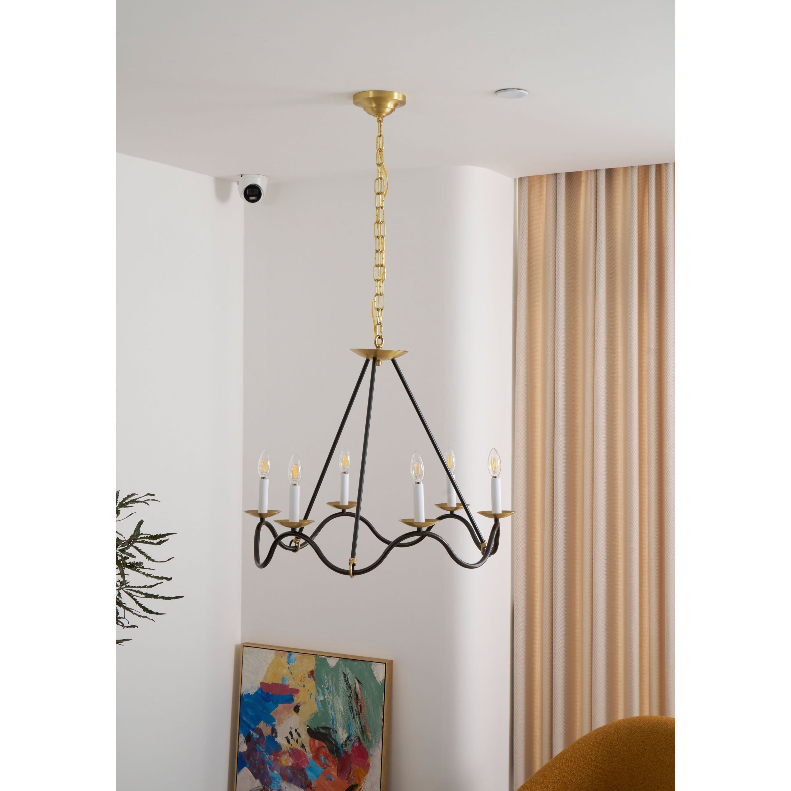 Shine Vintage Industrial Brass Chandelier - Letslighting