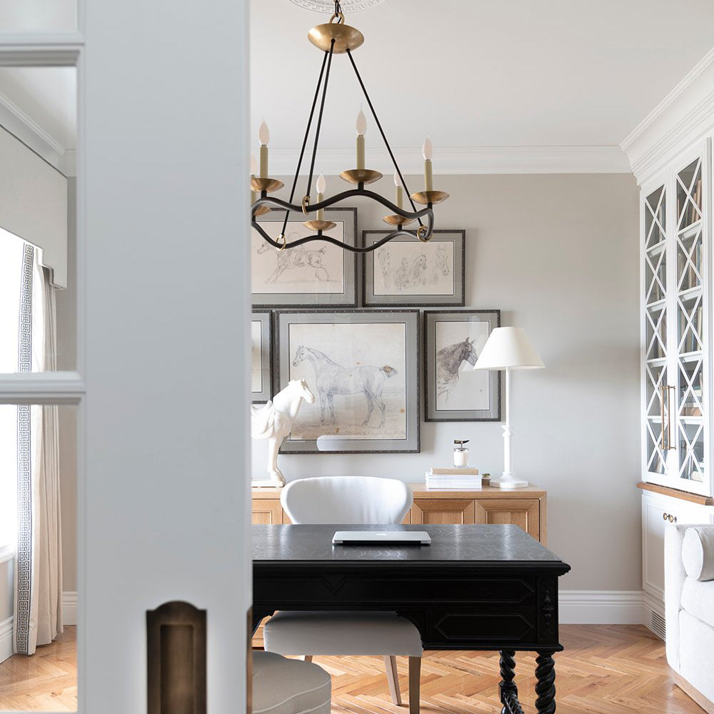 Shine Vintage Industrial Brass Chandelier - Letslighting