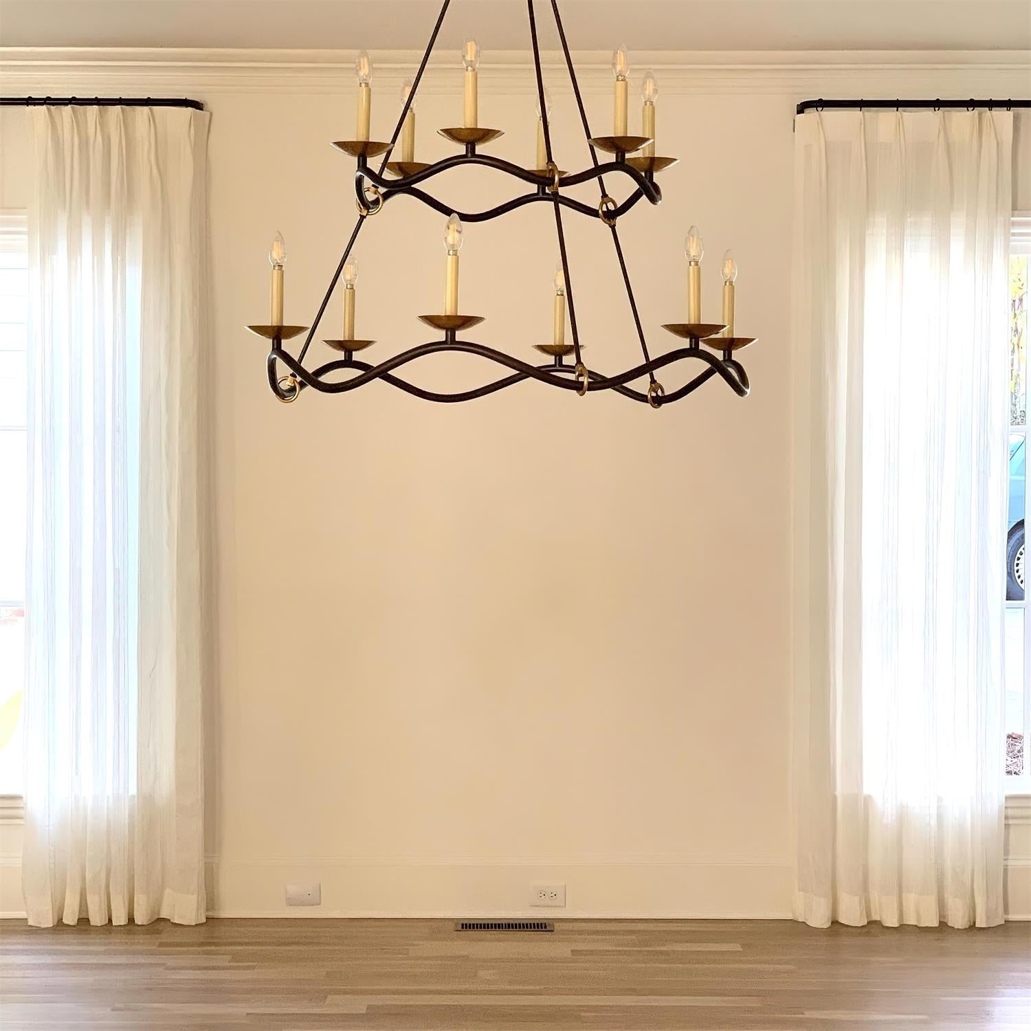 Juvin Two-Tier Candle Chandelier - Letslighting