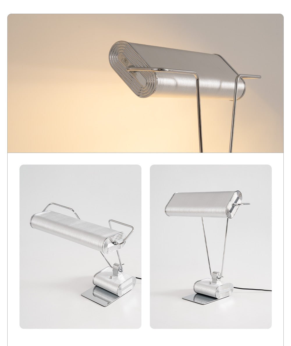 Chrome Modern Metal Table Lamp