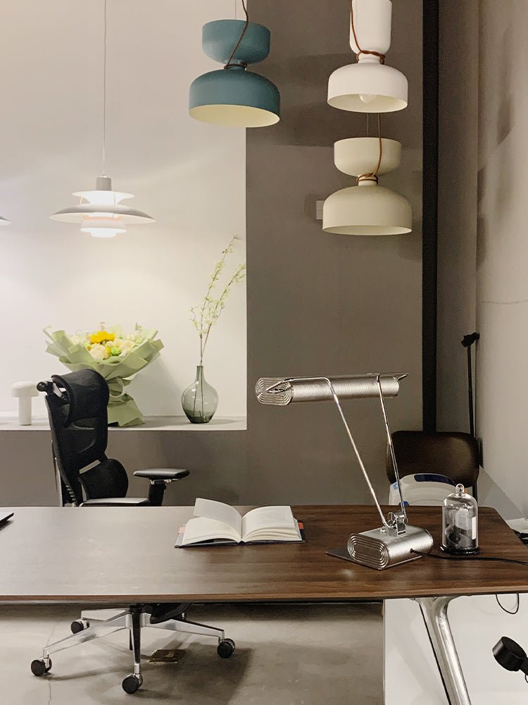 Chrome Modern Metal Table Lamp