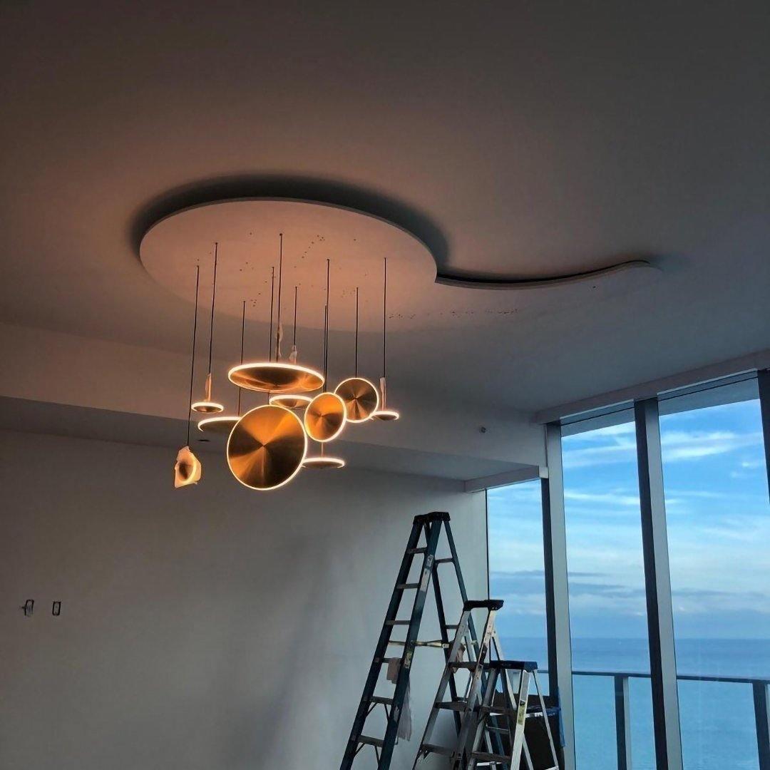 Uvenisra Modern Minimalist Dish Pendant Light - Letslighting