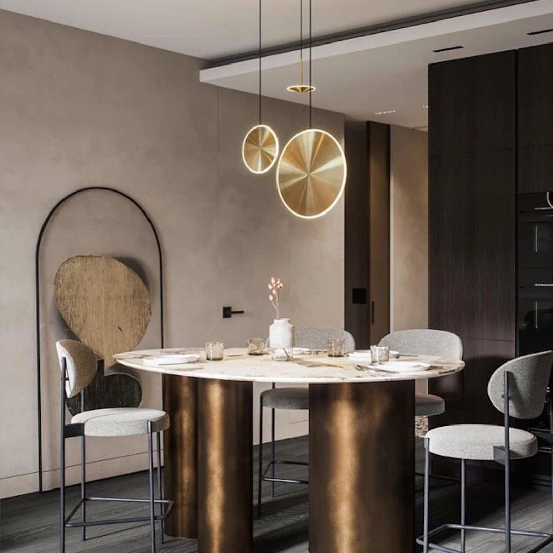 Uvenisra Modern Minimalist Dish Pendant Light - Letslighting