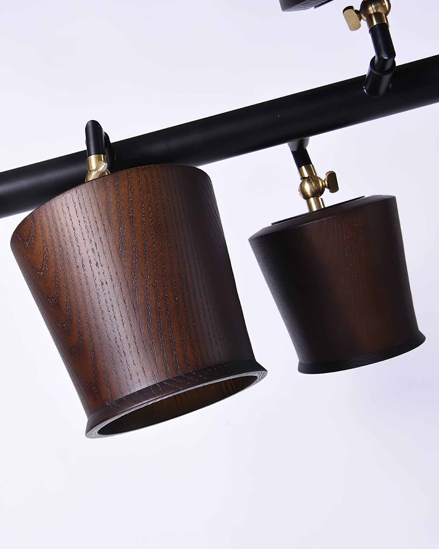 Avelira Rustic Wood Globe Linear Pendant Light - Letslighting