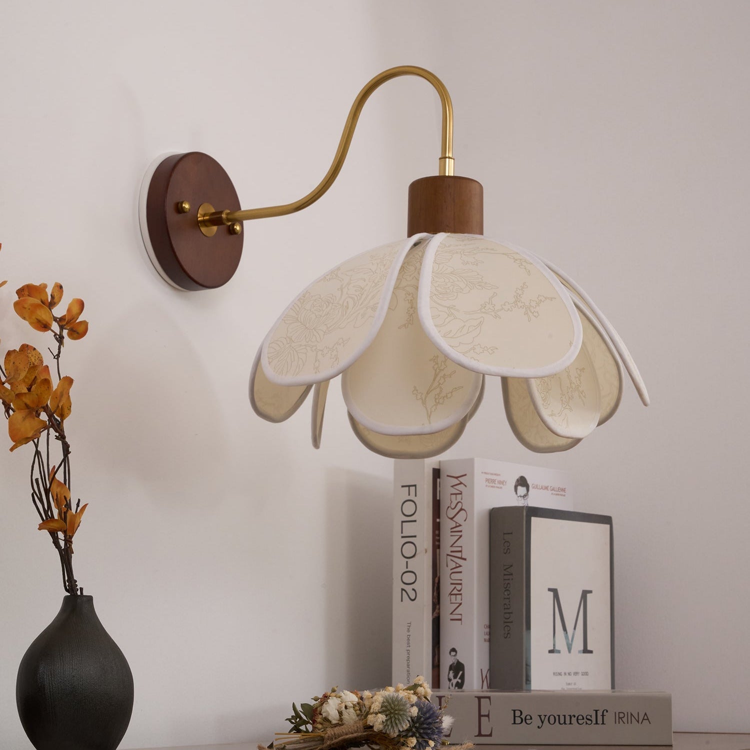 Ritta Vintage Floral Wall Lamp - Letslighting