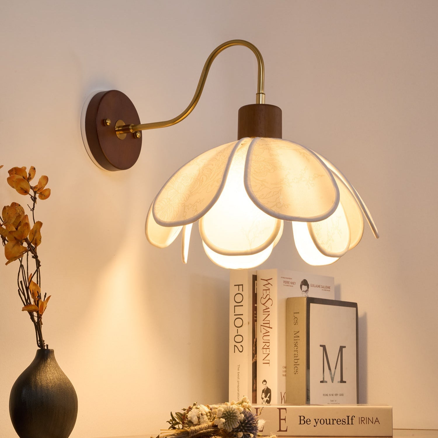 Ritta Vintage Floral Wall Lamp - Letslighting