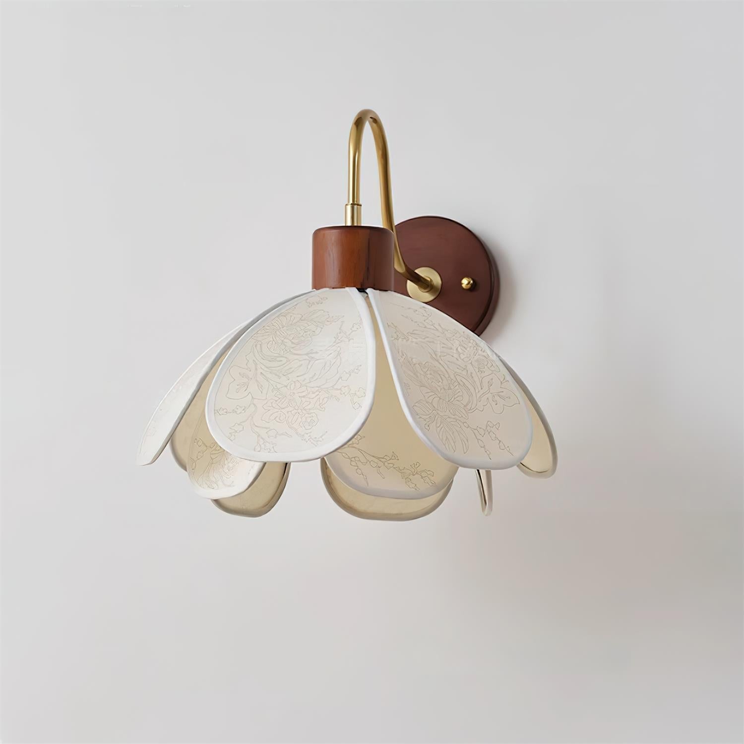 Ritta Vintage Floral Wall Lamp