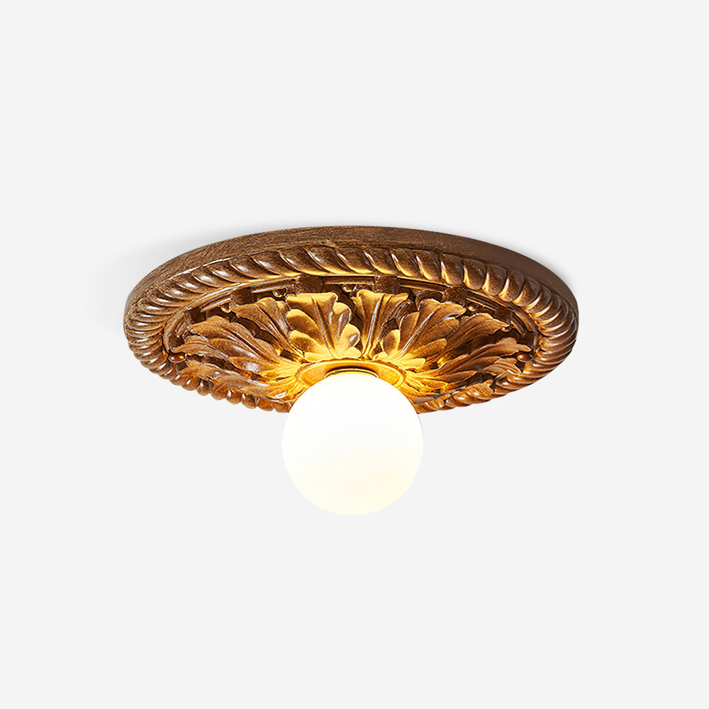 Silva Vintage Ceiling Light Farmhouse  Cream-colored
