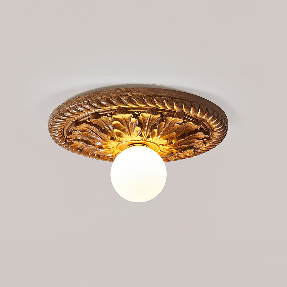 Silva Vintage Ceiling Light Farmhouse  Cream-colored