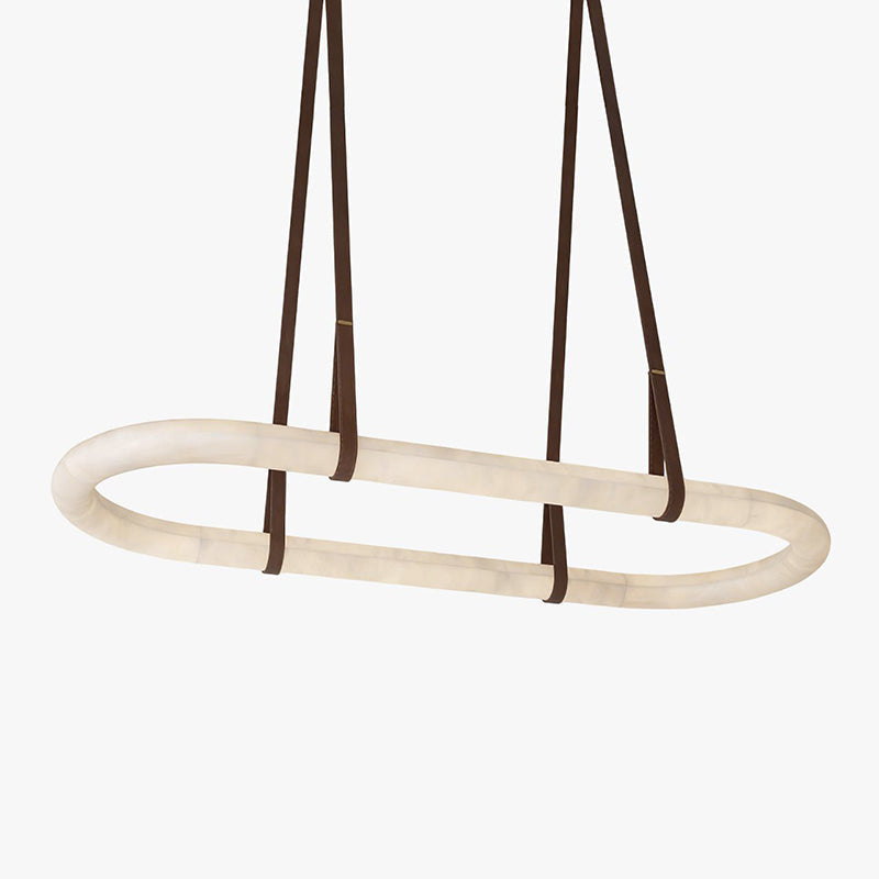 Vista Modern Minimalist Art Alabaster Chandelier - Letslighting