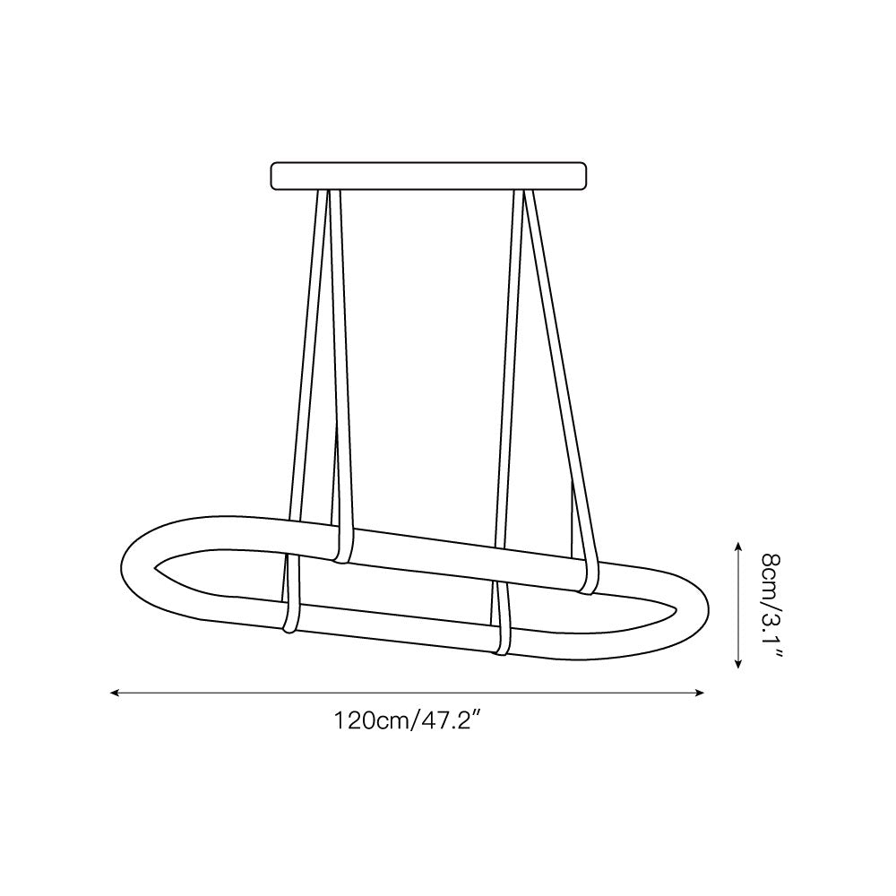 Vista Modern Minimalist Art Alabaster Chandelier - Letslighting