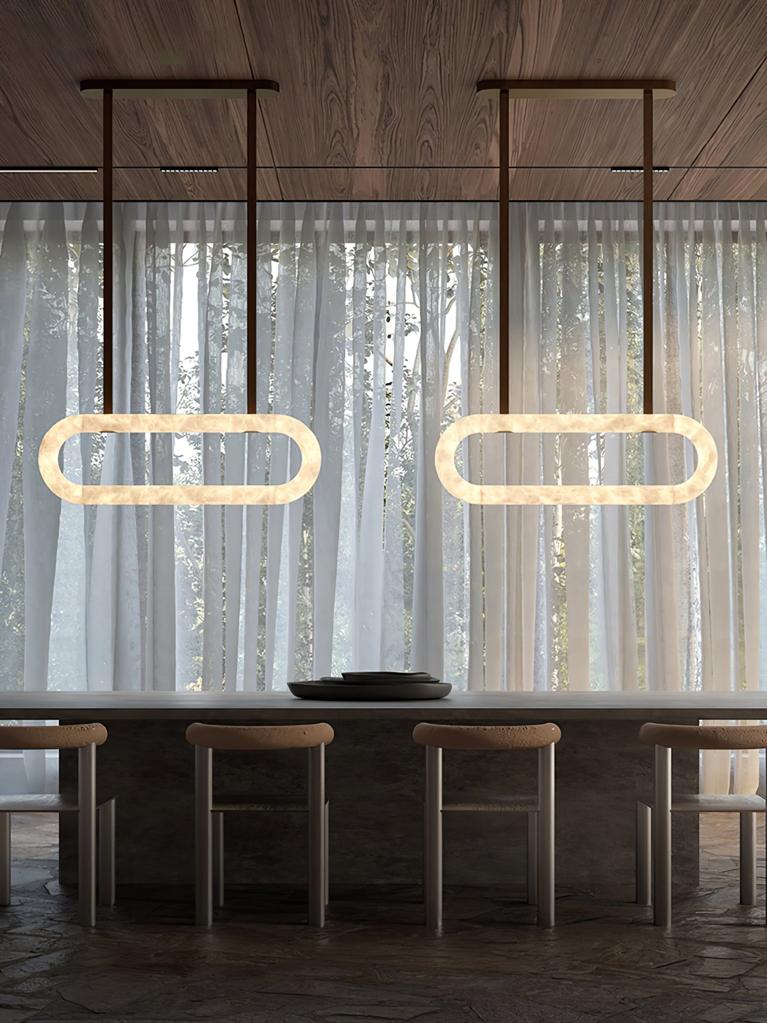 Nerina Alabaster Pendant Light - Letslighting