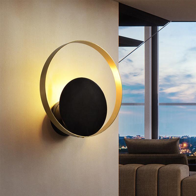 Erliren Modern Minimalist Circle Wall Lamp - Letslighting