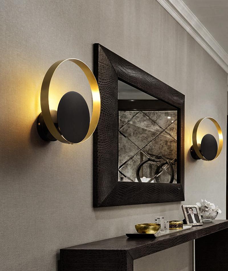Erliren Modern Minimalist Circle Wall Lamp - Letslighting