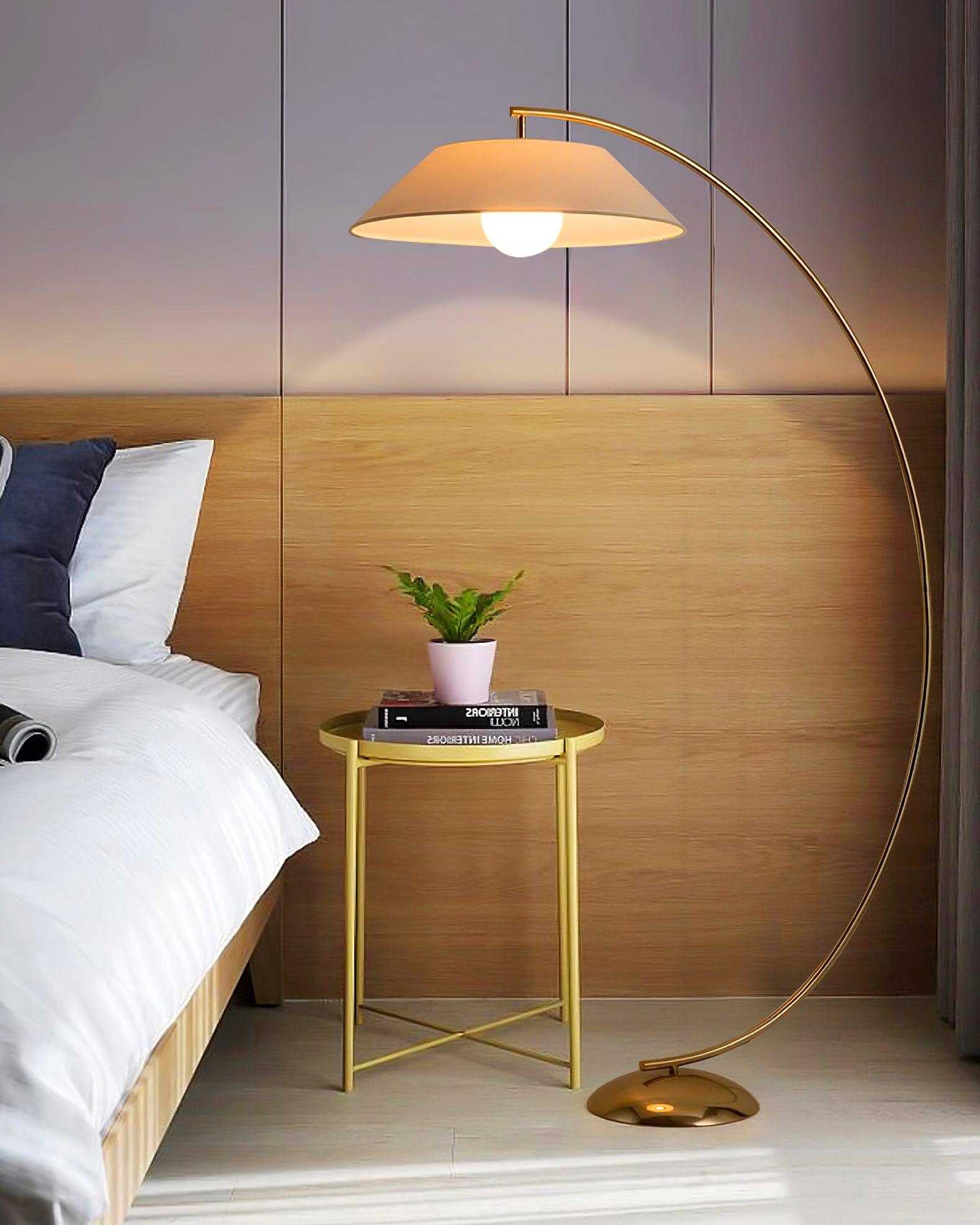 Varnan Steel Fabric Floor Lamp - Letslighting