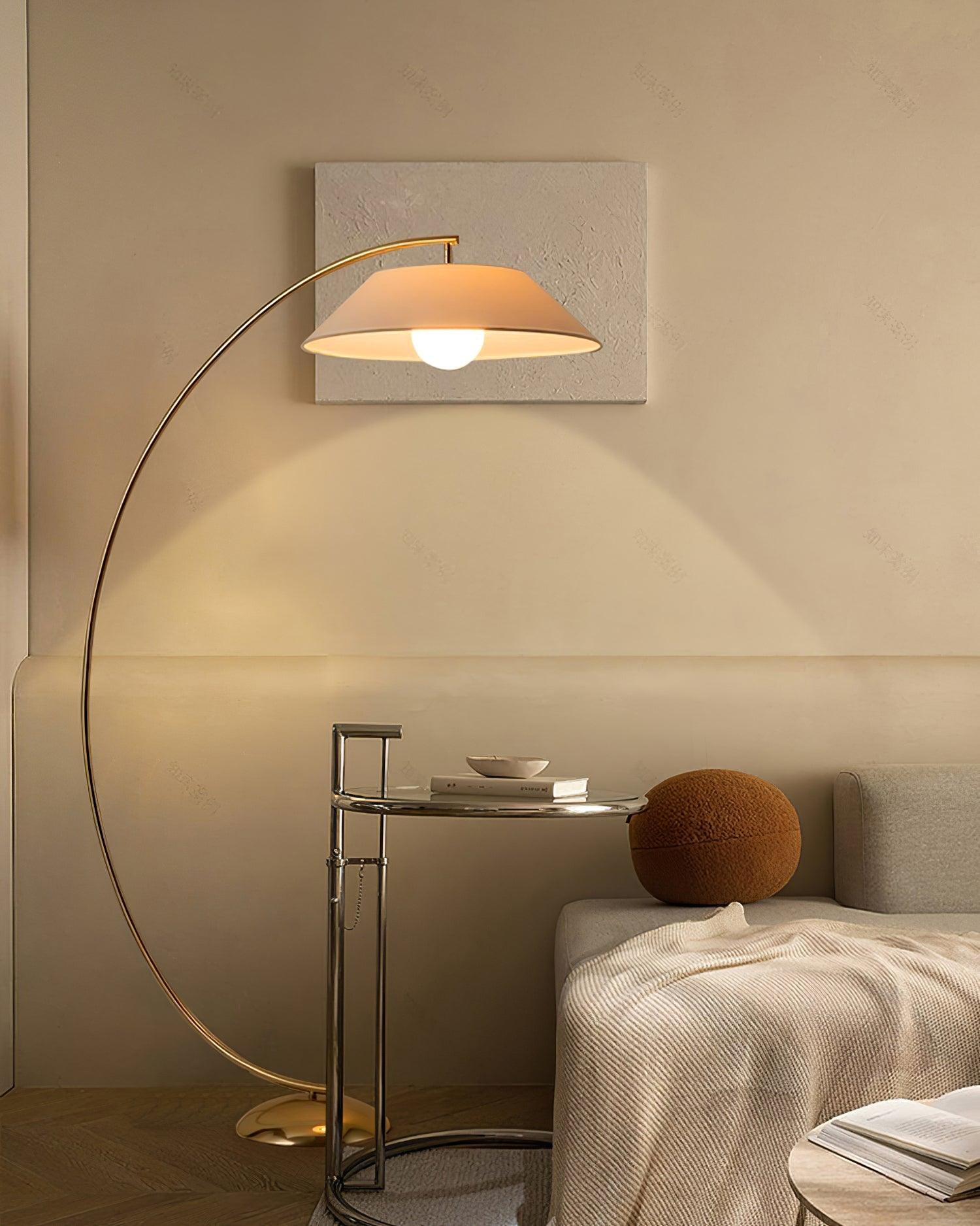 Varnan Steel Fabric Floor Lamp - Letslighting