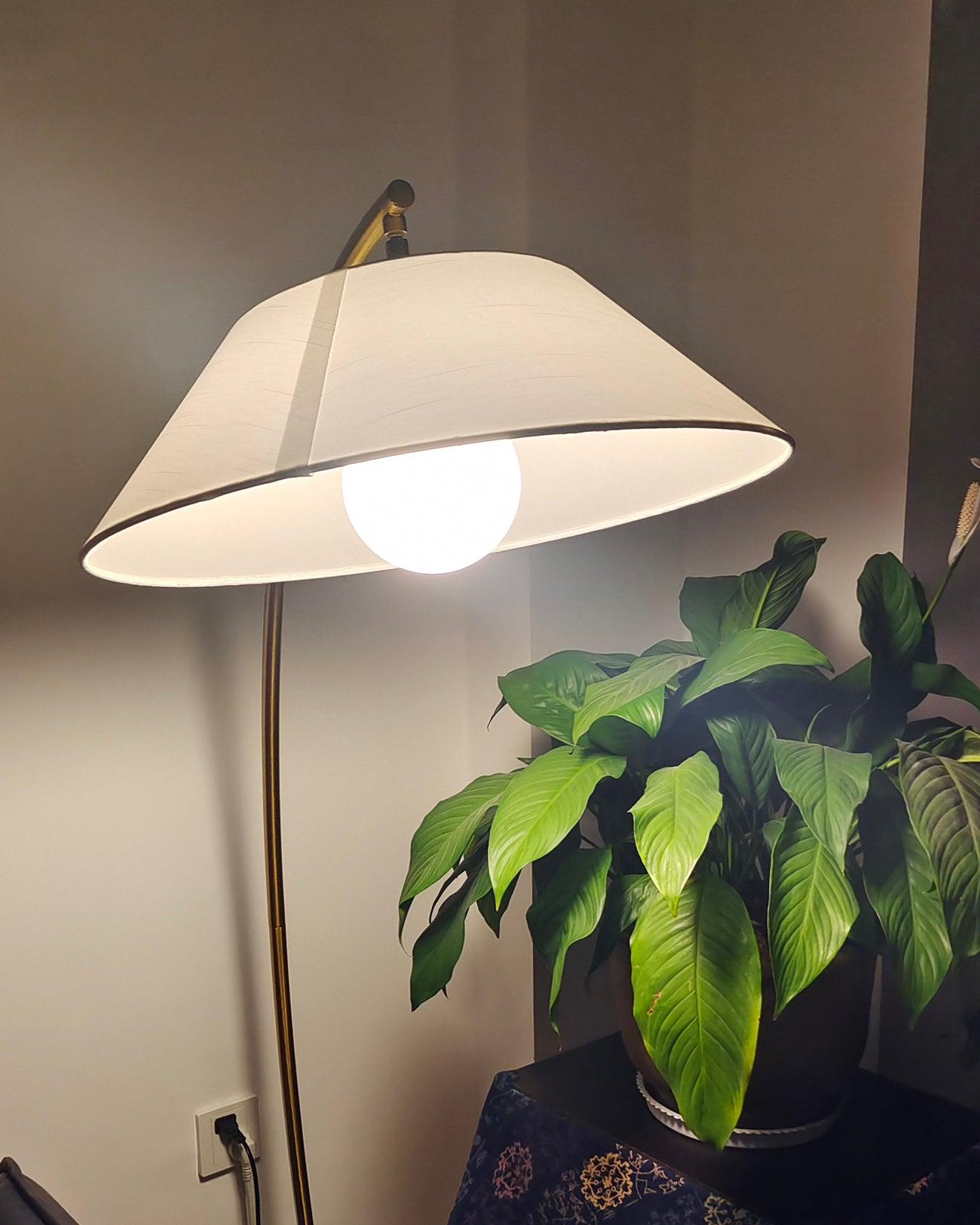 Varnan Steel Fabric Floor Lamp - Letslighting