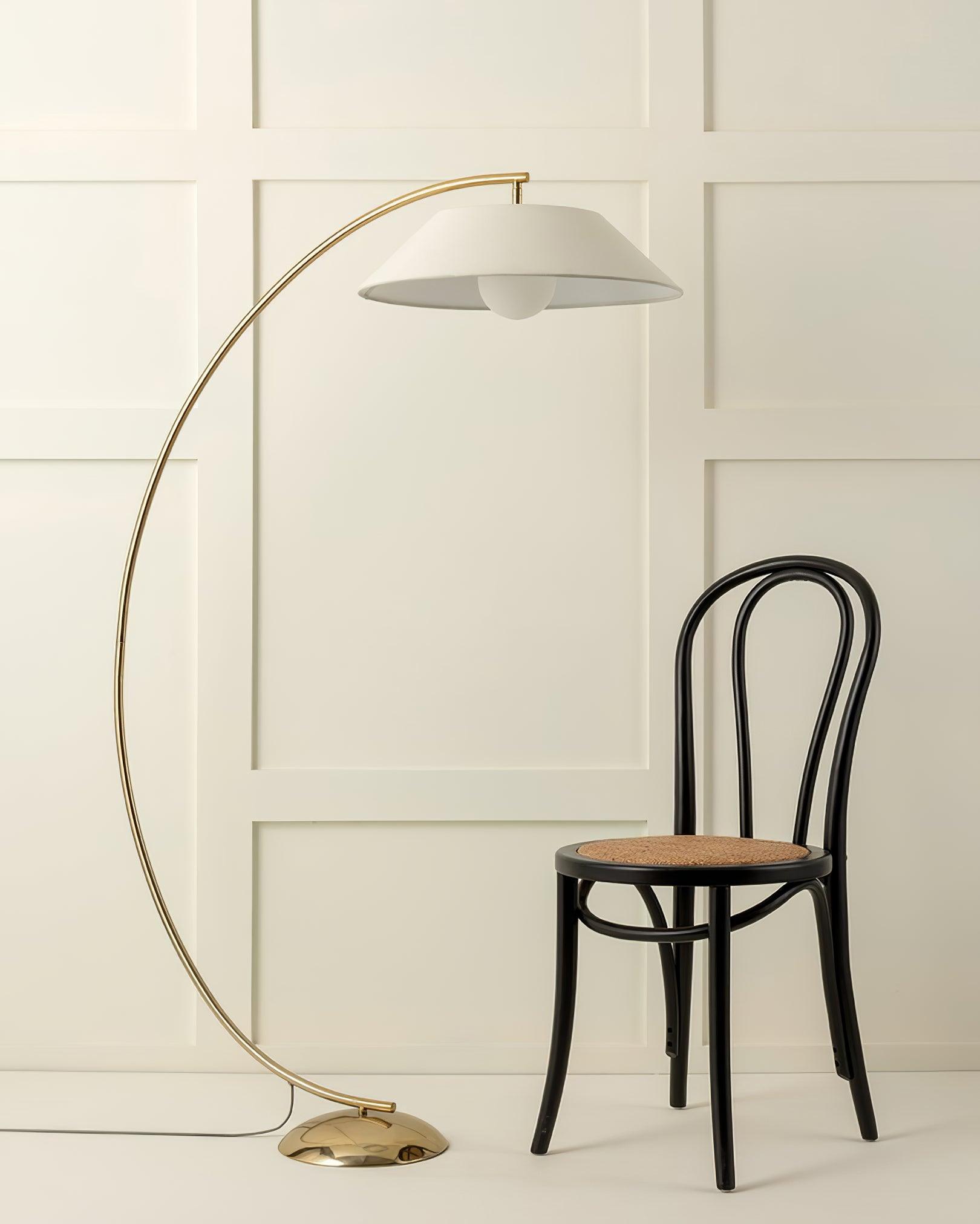 Varnan Steel Fabric Floor Lamp - Letslighting