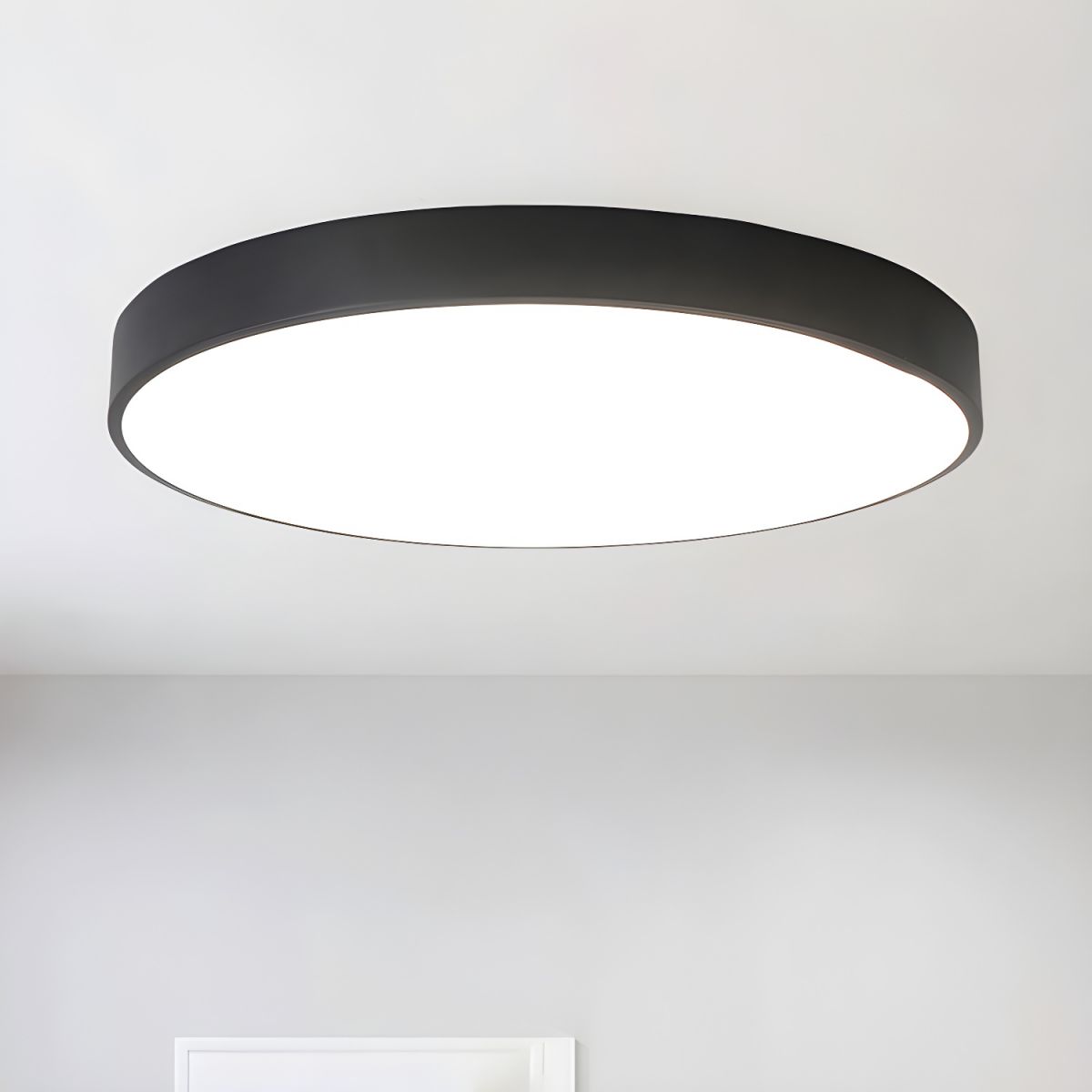 Izoriel Modern Minimalist Circular Slimline Ceiling Light - Letslighting