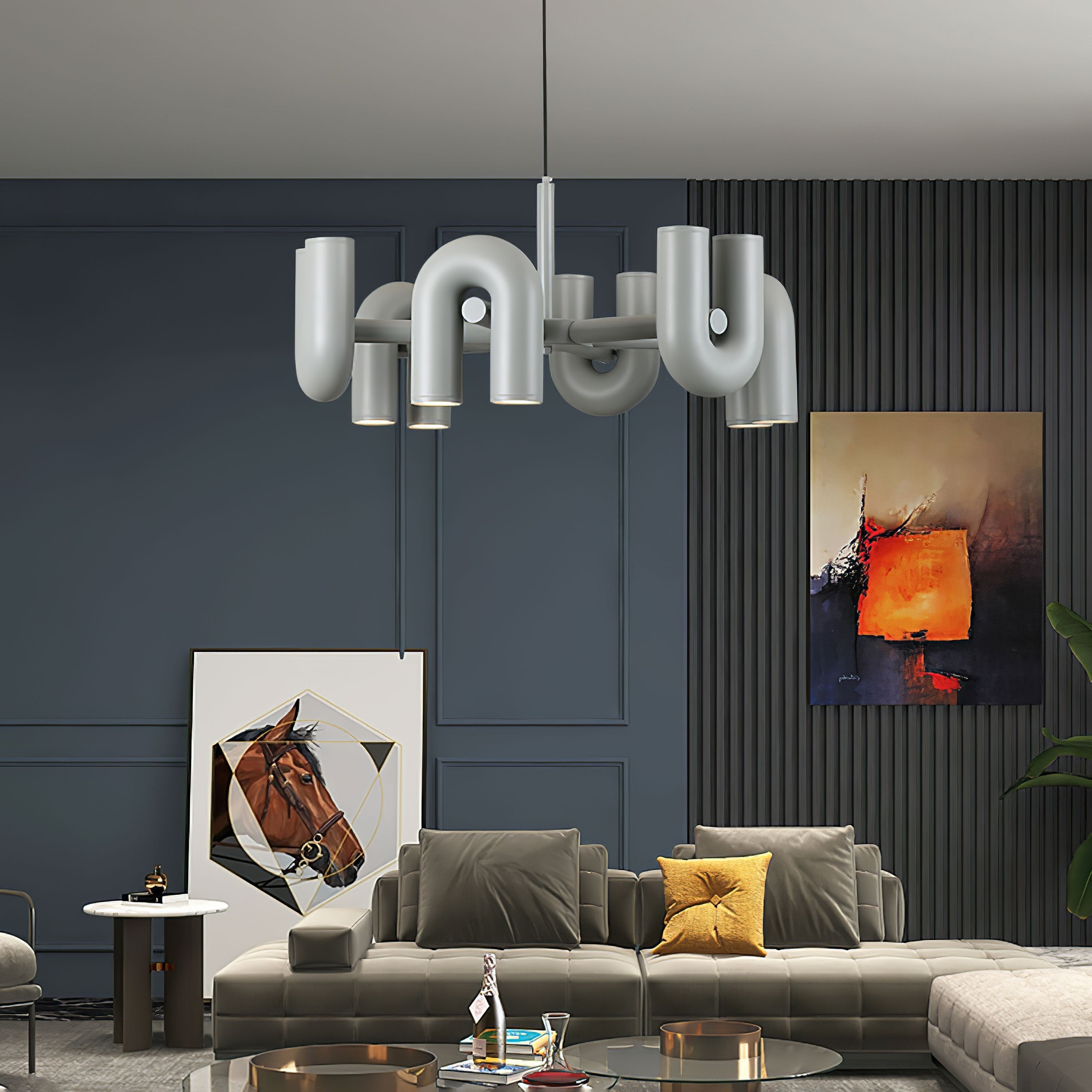 Lustra Chandelier Cirkus U Shape - Letslighting