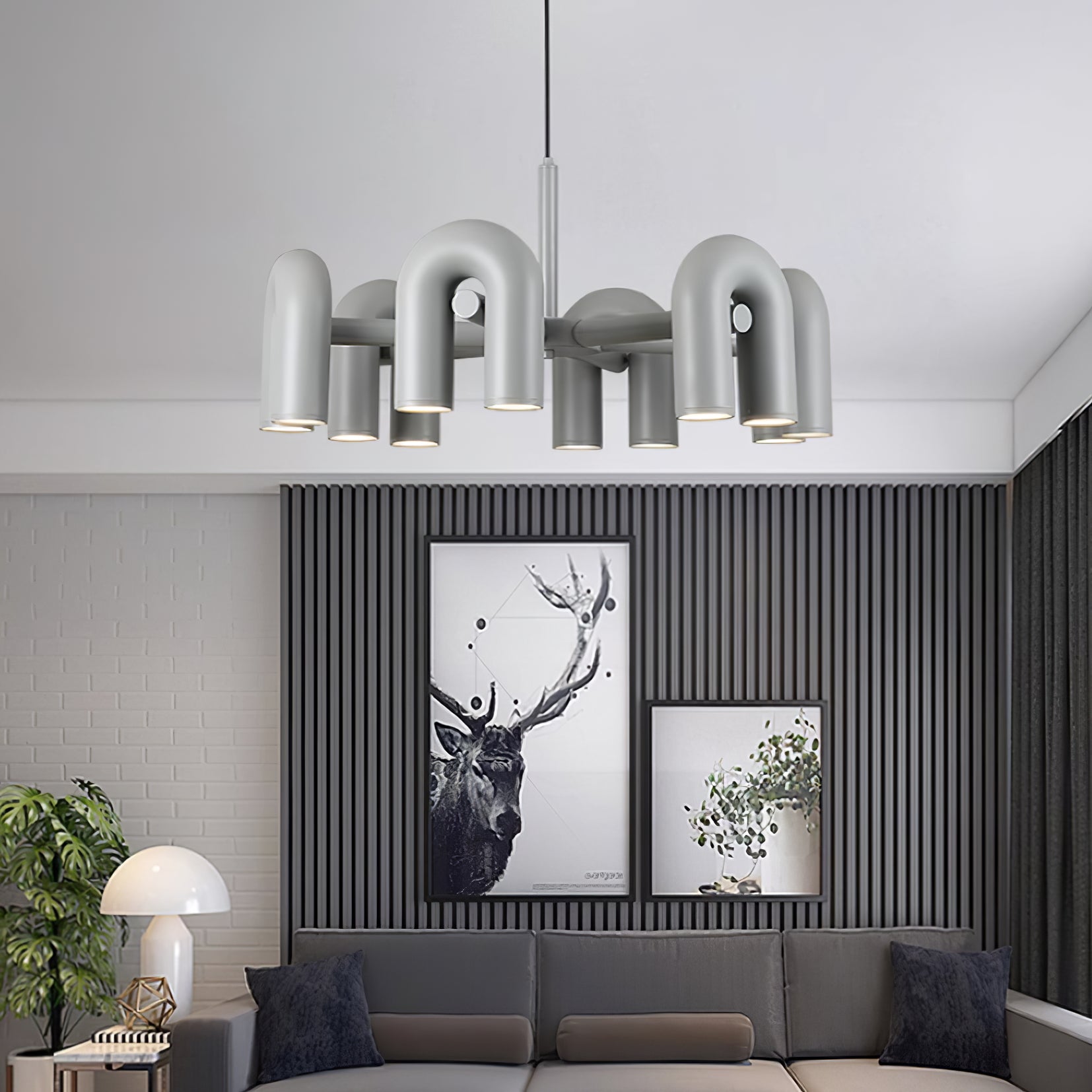 Lustra Chandelier Cirkus U Shape - Letslighting