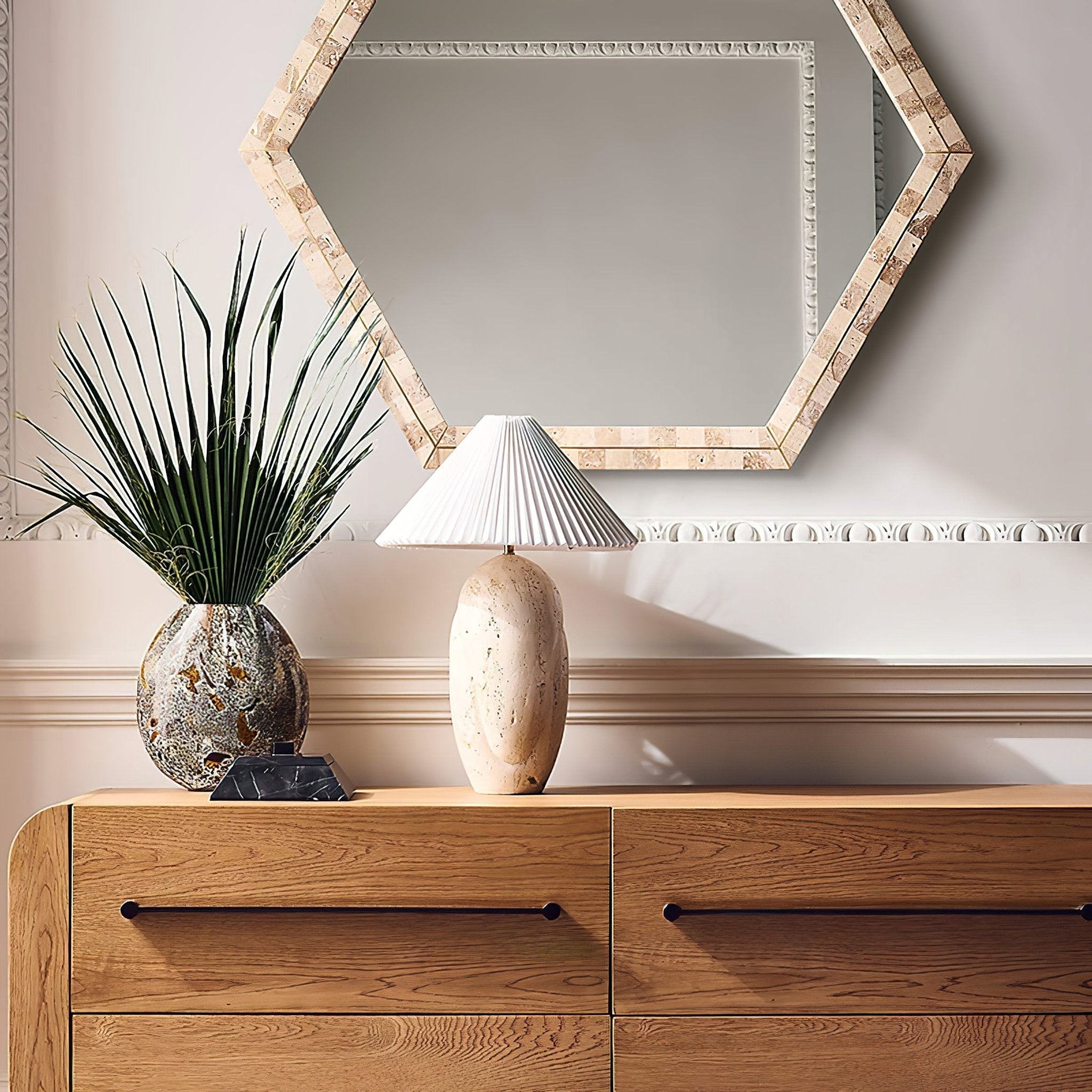 Eursolir Travertine Table Lamp - Letslighting