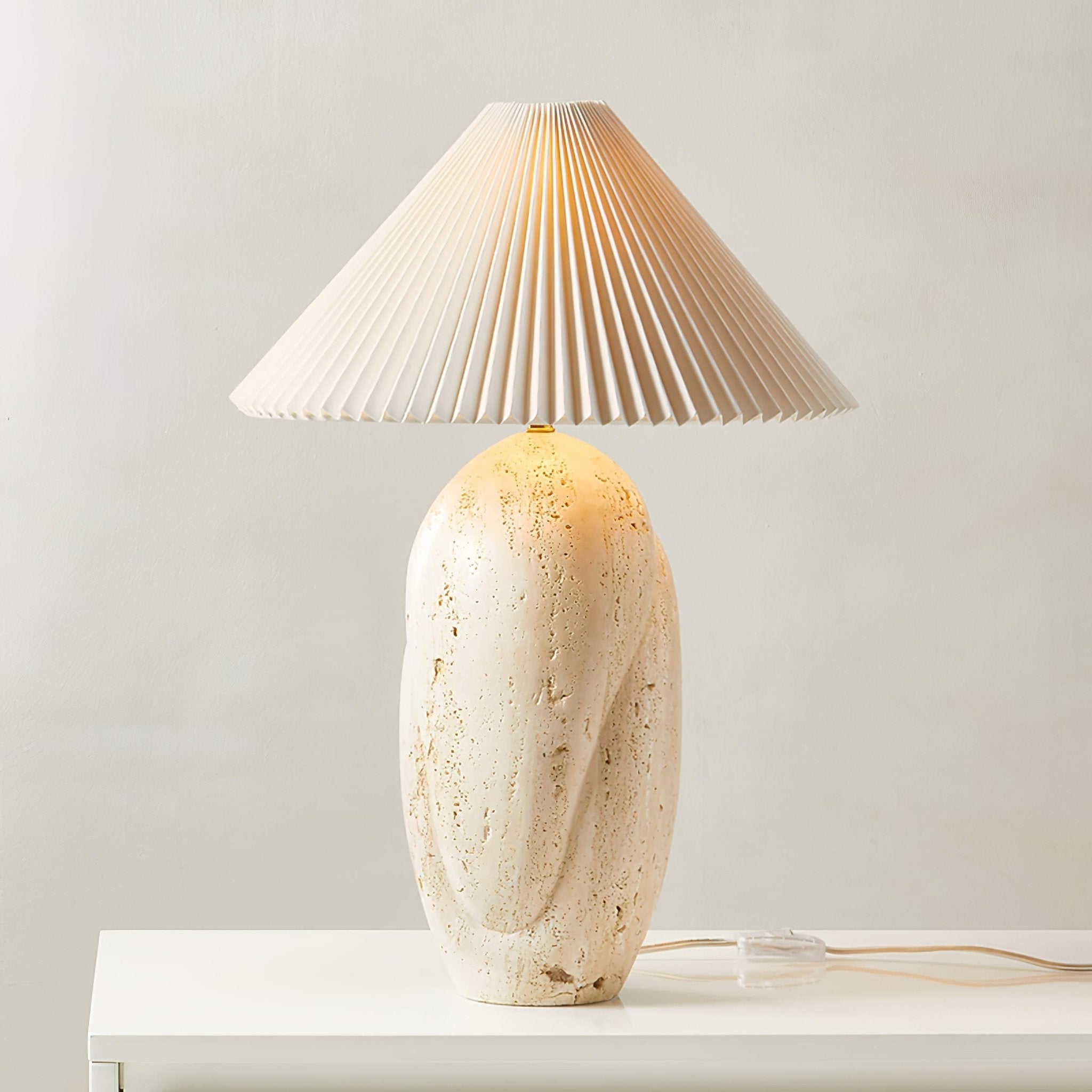 Eursolir Travertine Table Lamp - Letslighting