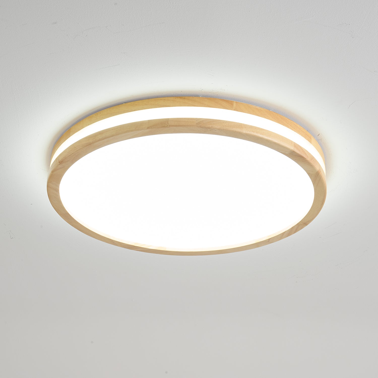 Nysilos Modern Minimalist Wood Ceiling Light - Letslighting