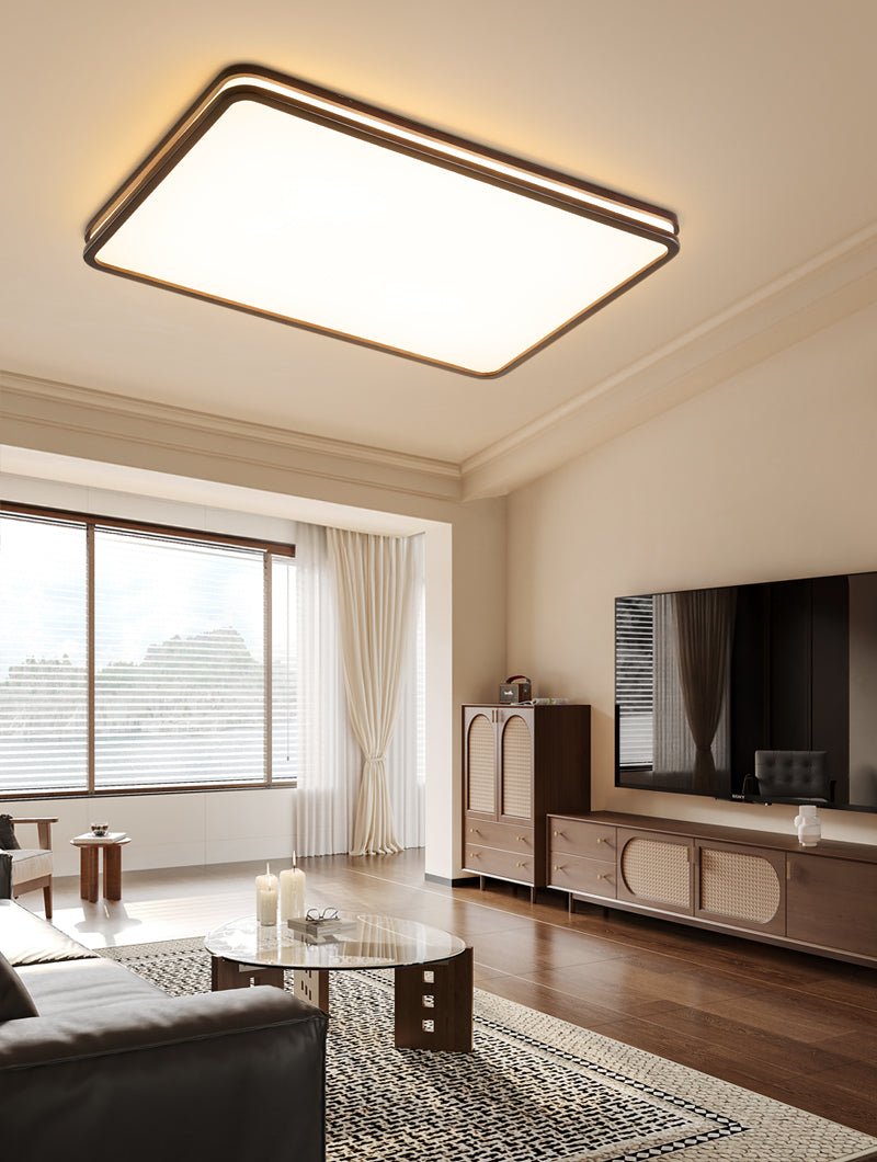 Nysilos Modern Minimalist Wood Ceiling Light - Letslighting