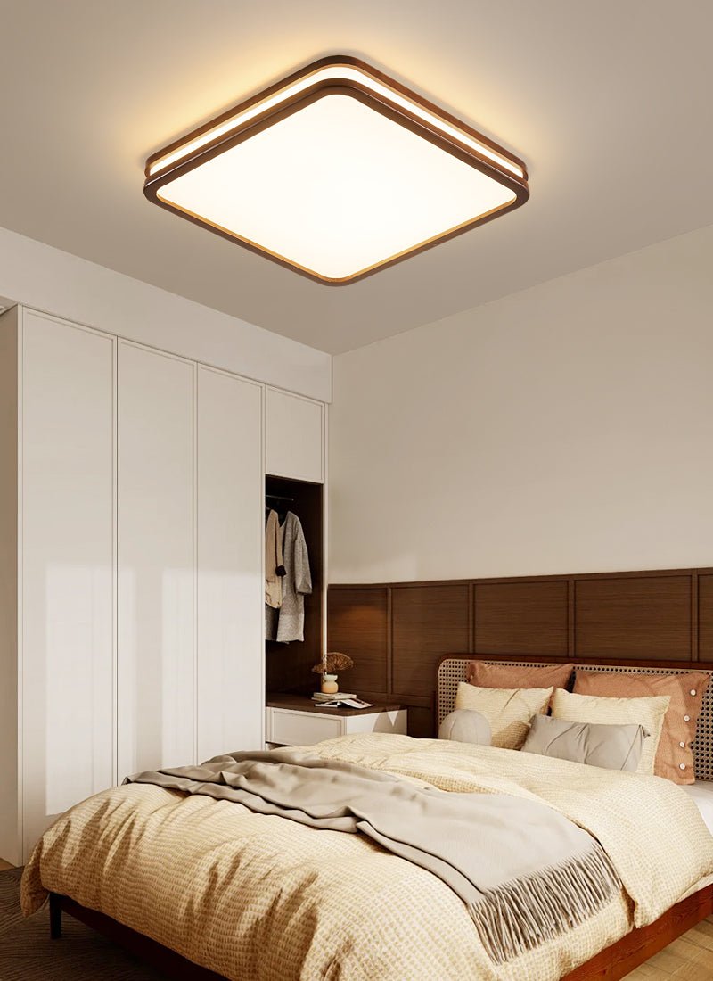 Nysilos Modern Minimalist Wood Ceiling Light - Letslighting